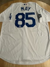Dustin May Los Angeles Dodgers Autographed Jersey Inscription JSA Certified