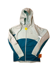 CHAMPION Girls Duo-Dry Hooded Full Zip Running Jacket L 10-12 NWT