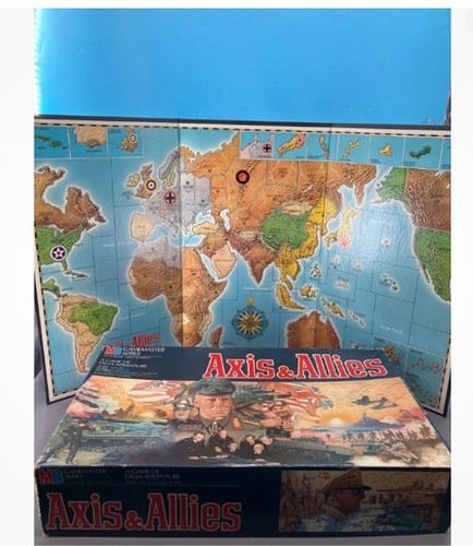 Axis and Allies Board Game 1984 Gamemaster Series As-Is incomplete For Parts - Picture 5 of 6
