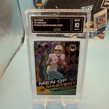 2024 Panini Mosaic - Men of Mastery Tua Tagovailoa #MM-13 No Huddle Silver Prizm