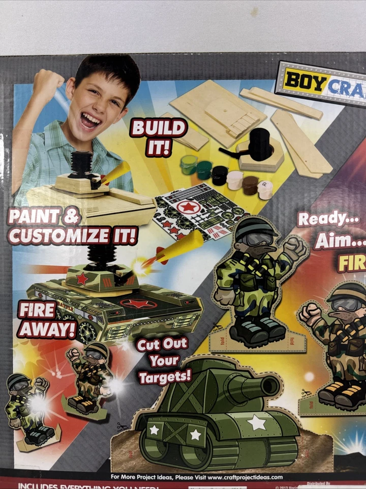 Boy Craft - Construye tu propio tanque - Incluye lanzador para dejar - Nueva caja sellada Foto 3 de 4