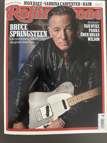 Rolling Stone Magazin August 2025 incl. CD New Noises Bruce Springsteen