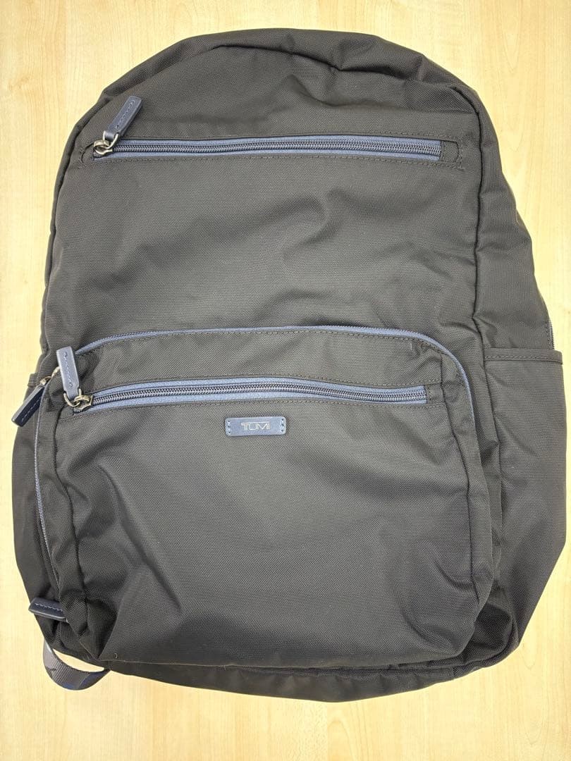 Tumi Packable Backpack Nylon Blue Compact 1x Used - image 1