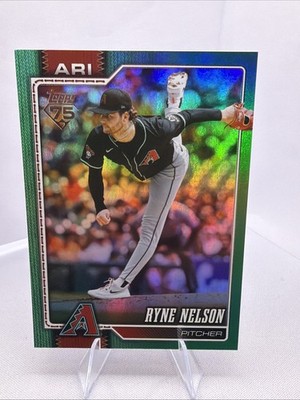 Ryne Nelson 2026 Topps Series 1 True Green Foil /99 Diamondbacks MLB