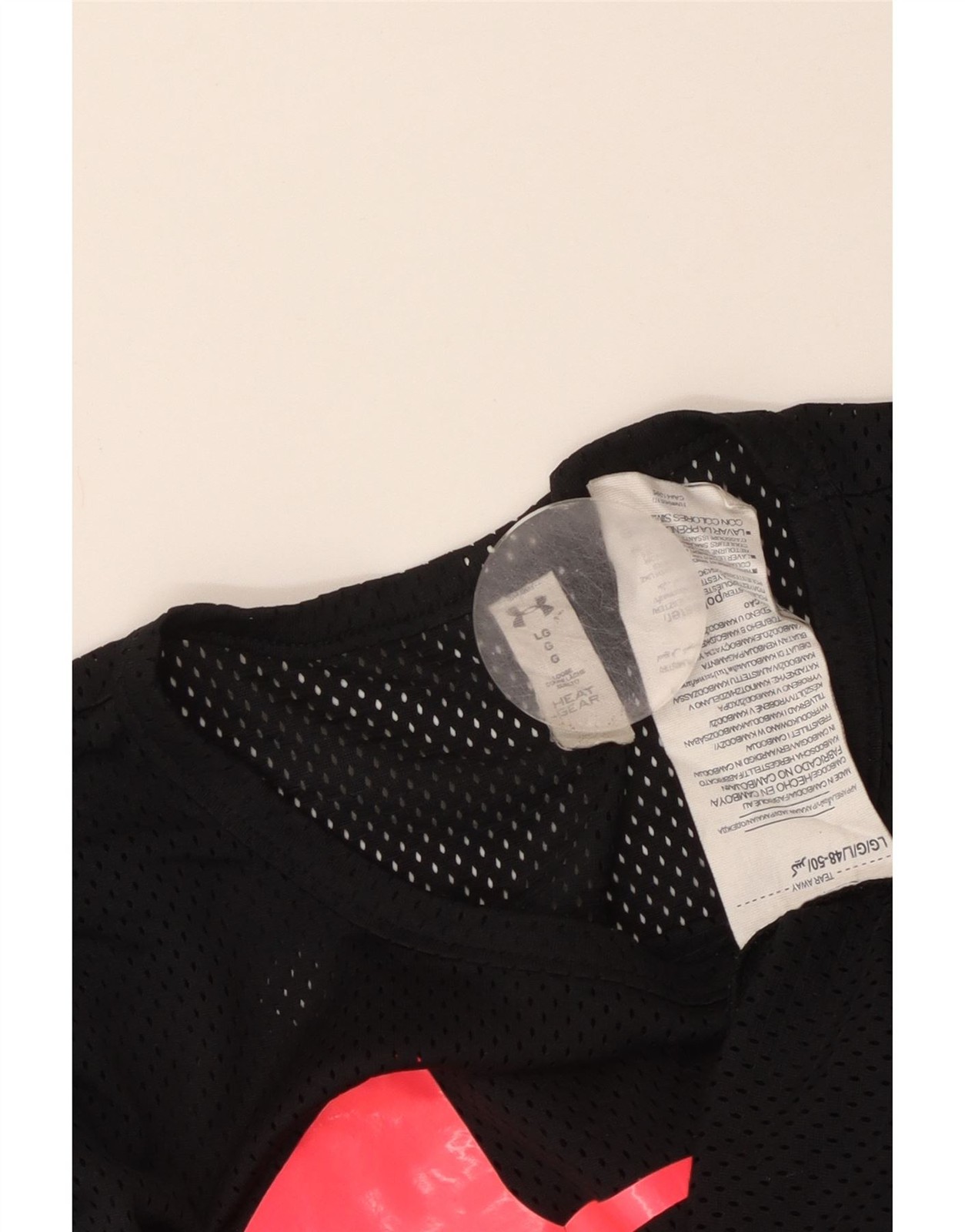 Under Armour Womens Graphic T-Shirt Top UK 16 Large Black Polyester AO14 thumbnail 3