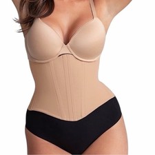 NWT HoneyLove WaistHero Cincher Corset Shapewear Medium Nude Tan Beige New