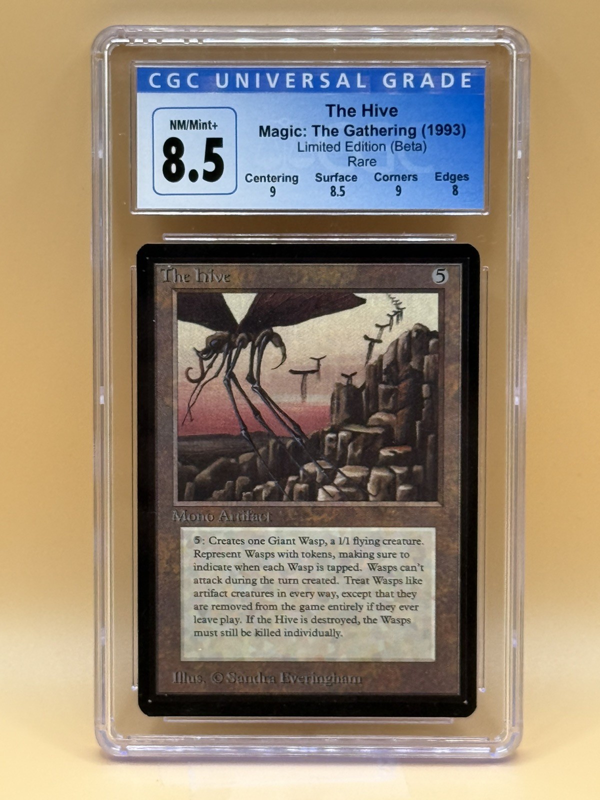 The Hive – 1993 MTG Beta – CGC 8.5 NM-MT+ – Rare Artifact