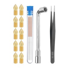 3D Nozzles Kit, 10pcs 3D Printer Brass Nozzles 0.5mm for 1.75mm Ender3 Series