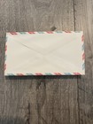 Vintage Air Mail Envelopes Lot of 25 Unused 6.5″ × 4″ Red/Blue Border — photo 3