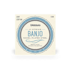 D'Addario EJ60 5-String Banjo Strings, Nickel, Light, 9-20