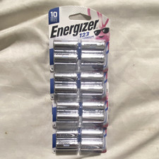 Energizer 123 Lithium 3V Batteries 16 Pack 10-Year Shelf Life