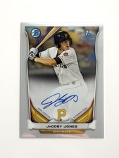 JaCoby Jones 2014 Bowman Chrome 1st Bowman Auto #BCAP-JJ   Pittsburgh Pirates