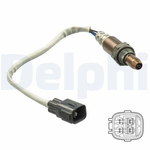 Lambdasonde Sensor Abgassteuerung Delphi ES21207-12B1 FüR Toyota Verso Auris-image