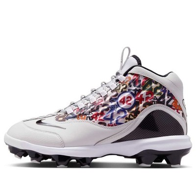 Nike Griffey 2 MCS Jackie Robinson Baseball Cleats Size 11.5 Grey
