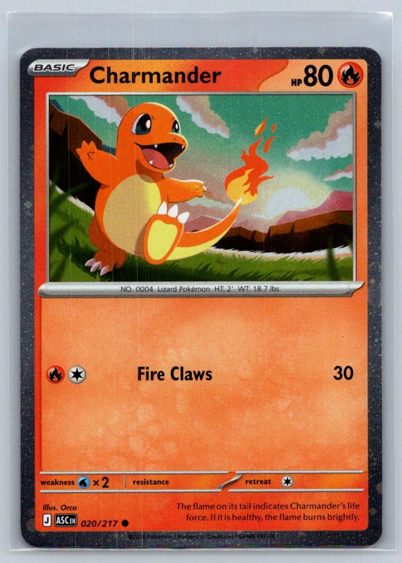 Charmander - (Cosmos Holo) Ascended Heroes 020/217 NM