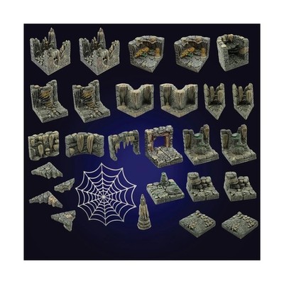Dwarven Forge Dwarvenite Höhlen Set Höhlen Sortiment Set NM