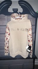 Hooey Roughy Women's Pullover Hoodie S Taupe Geometric Western Hooded Knit