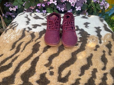 AllBirds Botines Borgoña Lana Con Cordones Reino Unido Talla 4 EU 37 - Imagen 1 de 4
