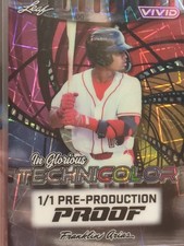 Franklin Arias 2025 Leaf Vivid Blank Back Proof 1/1