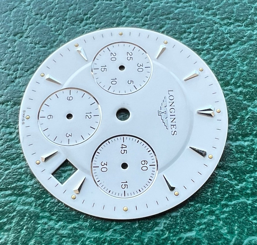 Authentic LONGINES Flagship Chronograph White DIA… - image 4