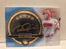 Rhys Hoskins 2021 Topps Five Star Golden Graphs Auto /20 Phillies