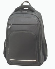 Computer Backpack Bull Denim Polyester w/ Luggage Passthrough Travel Vacation