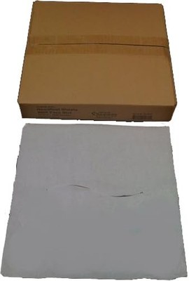 Chiropractic Headrest Papers with Face Slot in White Size: 12 x 12