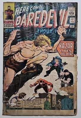 Daredevil #12 Ka-Zar 1st App Plunderer 1st Johnny Romita Sr Marvel Return Art 