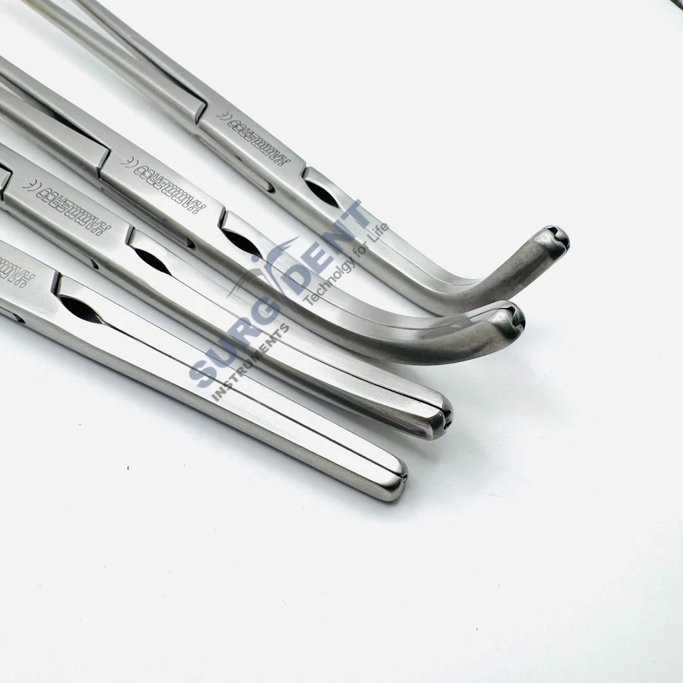 Zeppelin Histerectomía Abrazaderas Ginecología Quirúrgica OB/Ginecólogo Juego de 4 Piezas 25 cm Foto 2 de 4