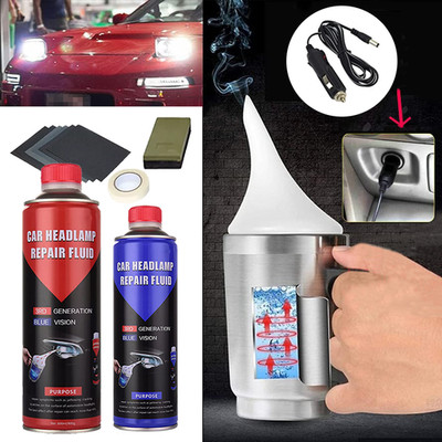 300g/800g Profi KFZ Scheinwerfer Aufbereitungsset Bedampfen Reparatur Politur DE