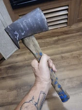 Vintage True Temper Tommy Axe Hatchet W/ Original Handle  Collectable 