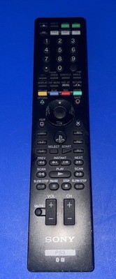 Genuine Sony PS3 BD Playstation 3 Media Blu-ray Disc Remote Control (CECH-ZRC1U)