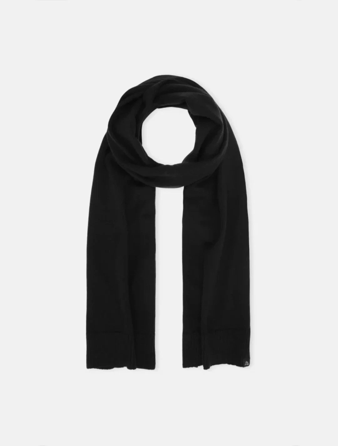 DANISH ENDURANCE Winter Scarf Merino Wool Warm Unisex Scarf One Size Black