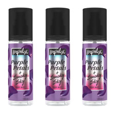 Impulse Purple Petals & Smoky Sky Body Mist 150ml - Pack of 3