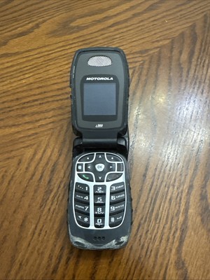 Motorola i series i560 - Black ( Southern Linc ) iDEN PTT Cellular Flip Phone