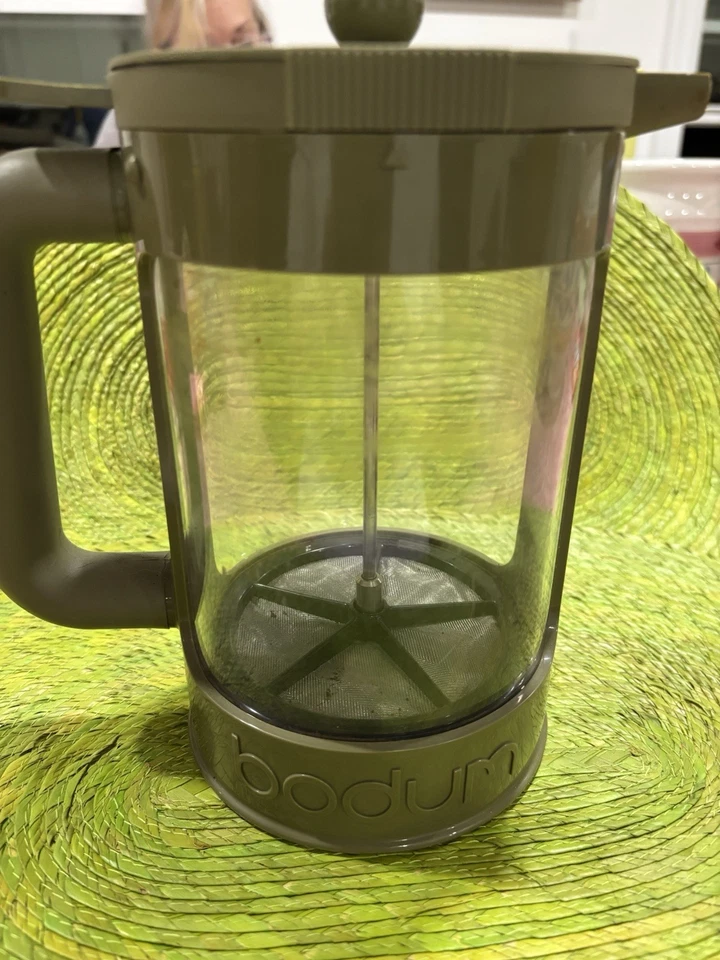 Cafetera prensa francesa Bodum Brasil 12 tazas 1,5 L, verde Foto 2 de 4