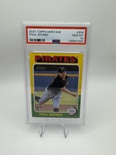 Topps 2024 Heritage High Number Paul Skenes #594 PSA 10 Rookie Pirates