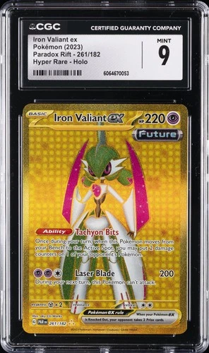 2023 Paradox Rift - PAR EN - English Iron Valiant ex Hyper Rare Holo 261/182