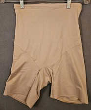 Cupid Hi-Waist Thigh Slimmer Women's Size XL Nude Shapewear Tummy Tuck Firm