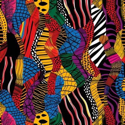 Go homez  Printed Cotton Fabric By The Yard