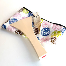 Bachi Case with CANVAS/ Bachi and other accessary with Japanese pattern