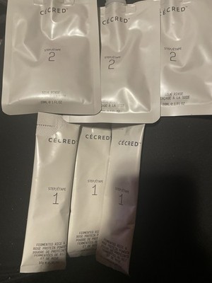 Cecred Rice and Rose Water Treatment 3 Pack with Powder