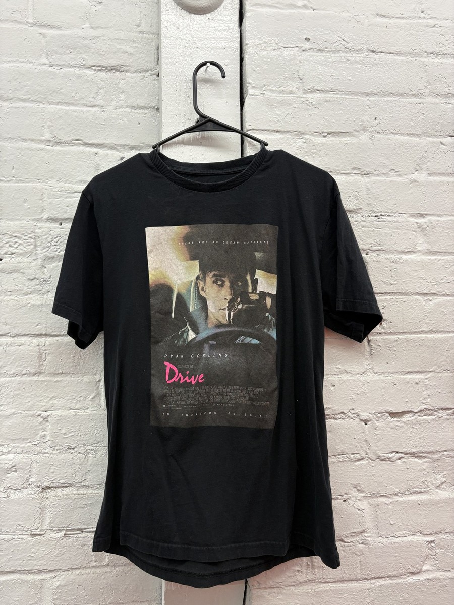 Zara Drive Movie Shirt Mens Medium Black Ryan Gosling Graphic Tee