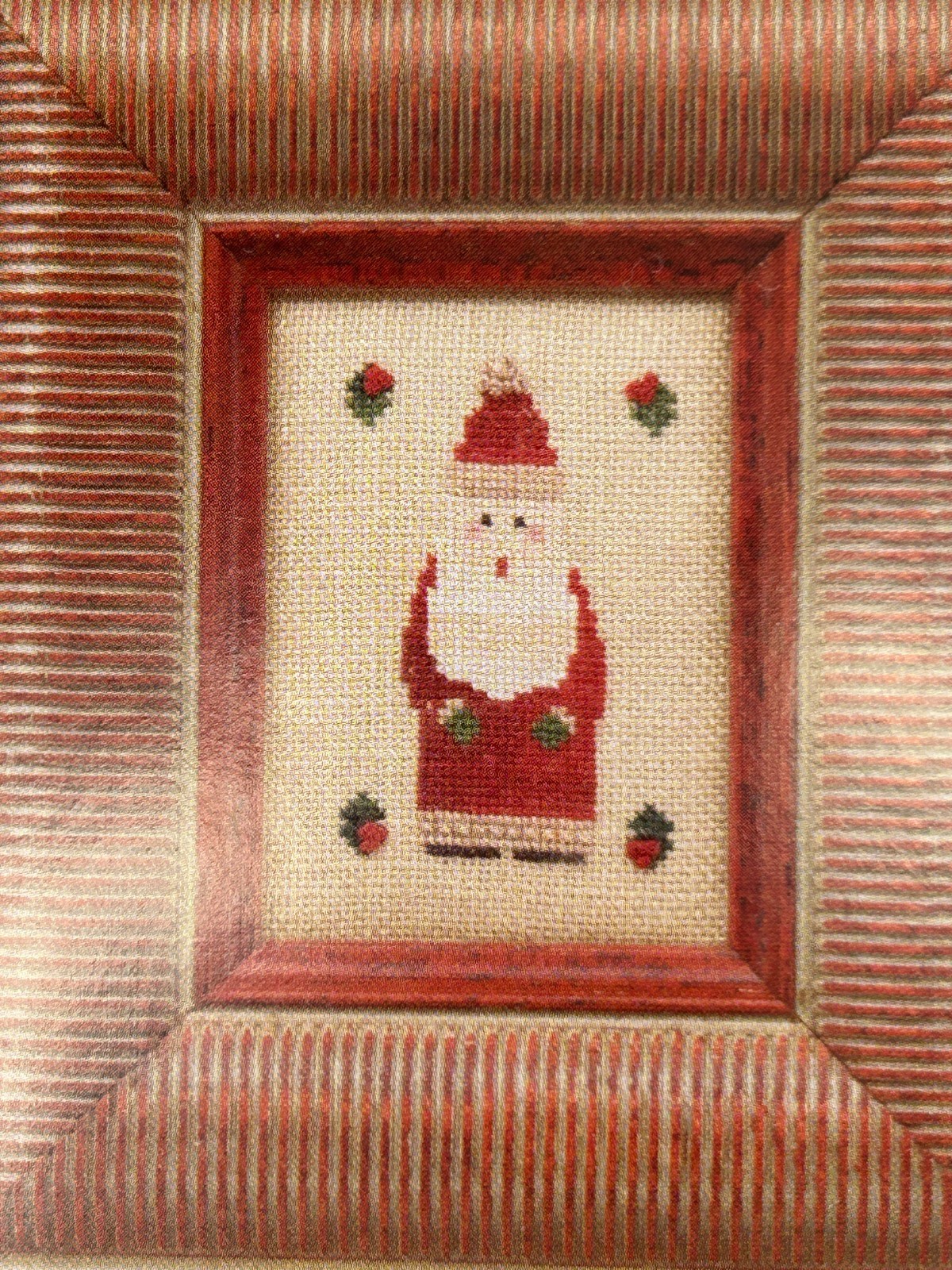 Twisted Threads Cross Stitch Embroidery Needle point Kit "Itty Bitty Santa"