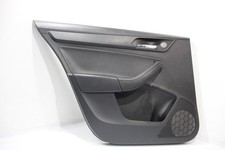 Seat Toledo KG Rear NS Left Door Card Black 5JH867211