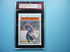 1982/83 O-PEE-CHEE NHL HOCKEY CARD #107 WAYNE GRETZKY IA KSA 9 MINT SHARP!! OPC