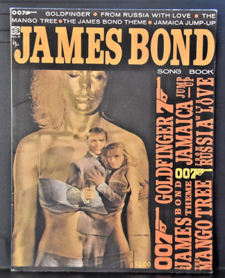 JAMES BOND SONGBOOK Sheet Music Vintage 1960s Sean Connery Movie Theme Song #6*/