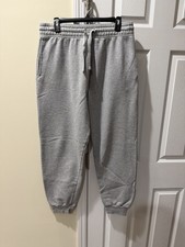 Hanes Gray Fleece Sweatpants - Size Large - Great Condition