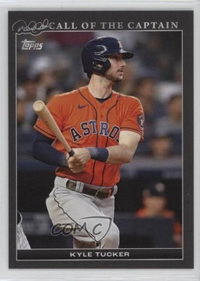 2022 Topps Derek Jeter Call of the Captain Black 106/125 Kyle Tucker #37 19n6