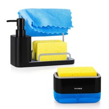 Innoteck Essentials 3-in-1 Sink Organiser With Hand And Dish Soap Dispenser